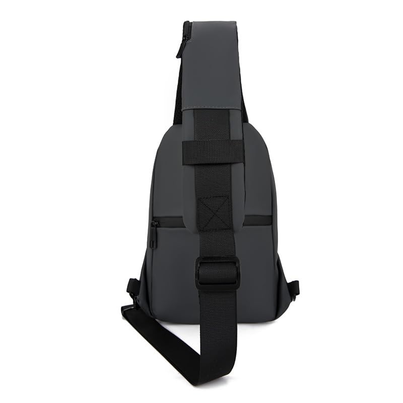 Bolsa de cofre para hombres con correa de hombro ajustable y gran capacidad funcional 2