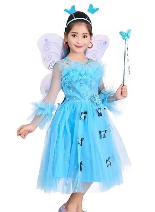 Image of Whimsical Pori Fairy Layered Party Frock for