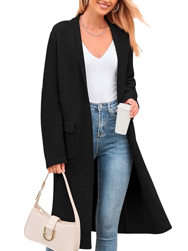 MASCOMODA Open Front Long Cardigan Sweaters for...