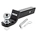 Reese 21536 Trailer Hitch Ball Mount Starter Kit, Fits 2 Inch Square Receiver, 2 Inch Drop, 6,000 lbs. Capacity, Includes 2 Inch Trailer Ball and Pin & Clip