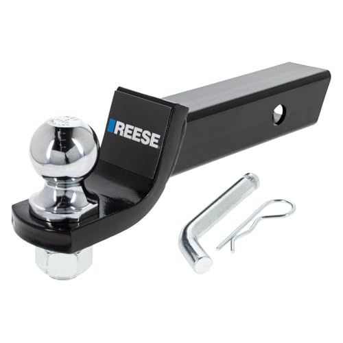 Reese 21536 Trailer Hitch Ball Mount Starter Kit, Fits 2 Inch Square Receiver, 2 Inch Drop, 6,000 lbs. Capacity, Includes 2 Inch Trailer Ball and Pin & Clip by Reese - Used condition - US$23.26
