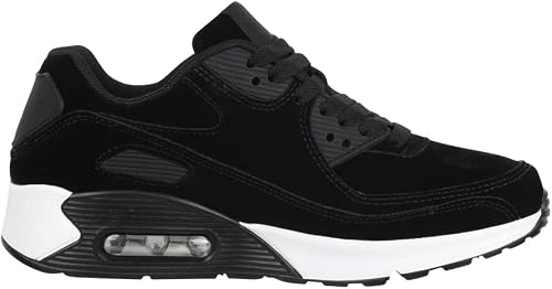 Elara Unisex trainers, sports running shoes, trainers, Chunkyrayan, Black Sevilla, 9 UK - 2