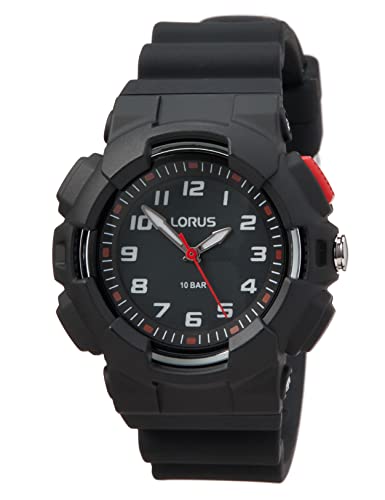 Lorus Reloj Analógico para Chicos de Cuarzo con Correa en Silicona R2347NX9 Lorus Reloj Analógico para Chicos de Cuarzo con Correa en Silicona R2347NX9