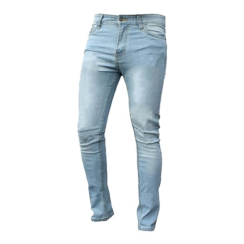 Jeans slim confort conique pour hommes pantalon classique en jean extensible à la mode