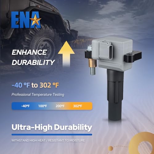 ENA Set of 4 Ignition Coil Pack Compatible with Subaru Baja Impreza Legacy Outback Replacement for C1479 UF508 UF567 by ENA - Image 4