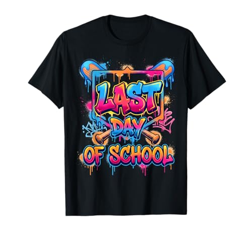 Baseball Drip Last Day of School Kids Boy Youth Ice Cream T-Shirt