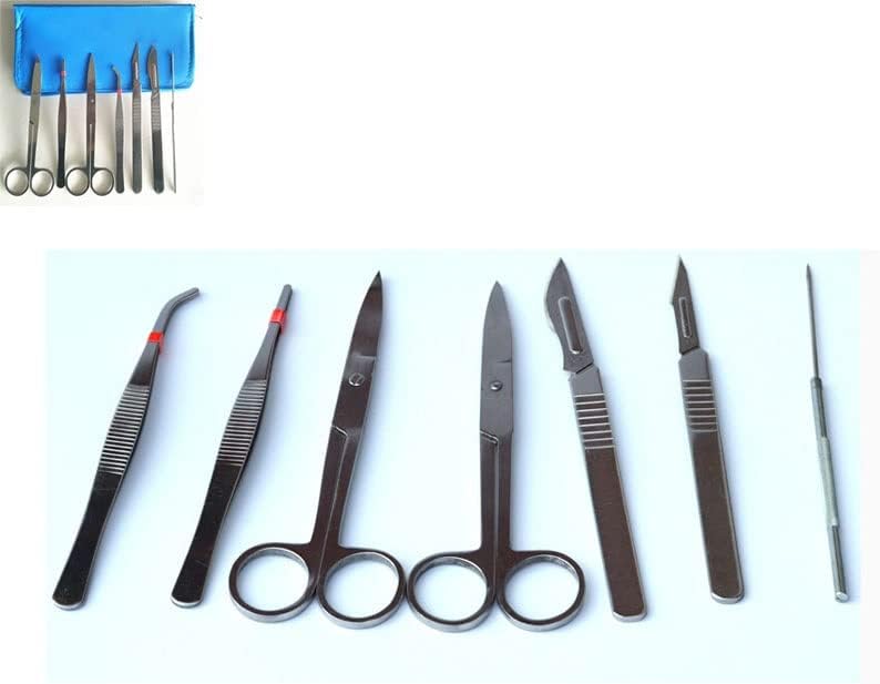 顕微鏡アクセサリーキット 顕微鏡部品を製造する試験片用4個または7個/セット顕微鏡ツールキット 顕微鏡スライド(7pcs)