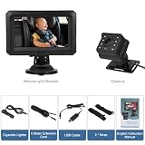 Walmeck Monitor dla Niemowląt 1080p z Aparatem USB Wtyczka Nocna Nokt Widzenia Szeroki Kąt Widoku dla Niemowląt Dzieci