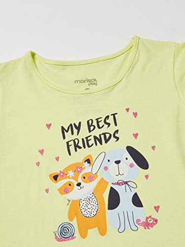 Blusa My Friends Marisol Play meninas, Amarelo, 8