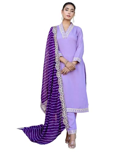 Navlik Dupatta NK2-450 ensemble en viscose brodé pour soirées et fêtes