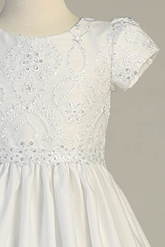 Made in USA - Plus Size First Communion Dresses for Girls 7-16 - Holy 1st Communion Dress White2