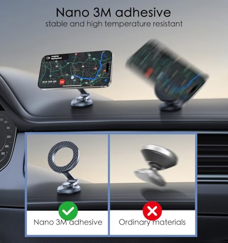 JUHOO Upgrade Phone Holder for car Magnetic rotatable - image 4