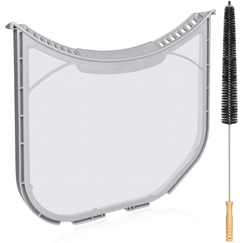 Uszily ADQ566564 Lint Filter Replacement for LG and Kenmore Dryers New Version ADQ566564 Filter (Bottom with Notches) Ultra Durable Lint Screen Trap with Dryer Vent Lint Brush