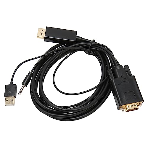 VGA to Adapter Cable, VGA to HD Video Converter Cable Compatible with 1920x1080 60Hz Compatible with Devices with HD Multimedia Interface Ports