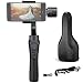 EVO Shift 3 Axis Handheld Gimbal for iPhone & Android Smartphones - Intelligent APP Controls for Auto Panoramas, Time-Lapse & Tracking + Built in Phone Charging - Includes 1 Year US Warranty | Black