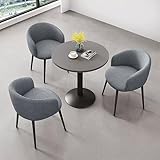 Profitez d'une assise douce et confortable avec notre ensemble table de salle de réunion et chaises de salle à manger. Remplies d'éponge haute densité pour une excellente résilience, ces chaises offrent un confort durable. Fabriqués à partir de cuir épais ou de lin de qualité supérieure, ils sont non seulement agréables au toucher, mais sont également durables et faciles à entretenir, ce qui en fait un complément parfait à toute salle à manger ou espace de réunion.