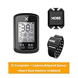 1,8 pulgadas de pantalla LCD, iluminación automática, 25 horas duración de la batería, 15 tipos de visualización de datos, datos de sincronización con la aplicación telefónica dedicada, puede sincronizar a través de Strava XOSS aplicación.