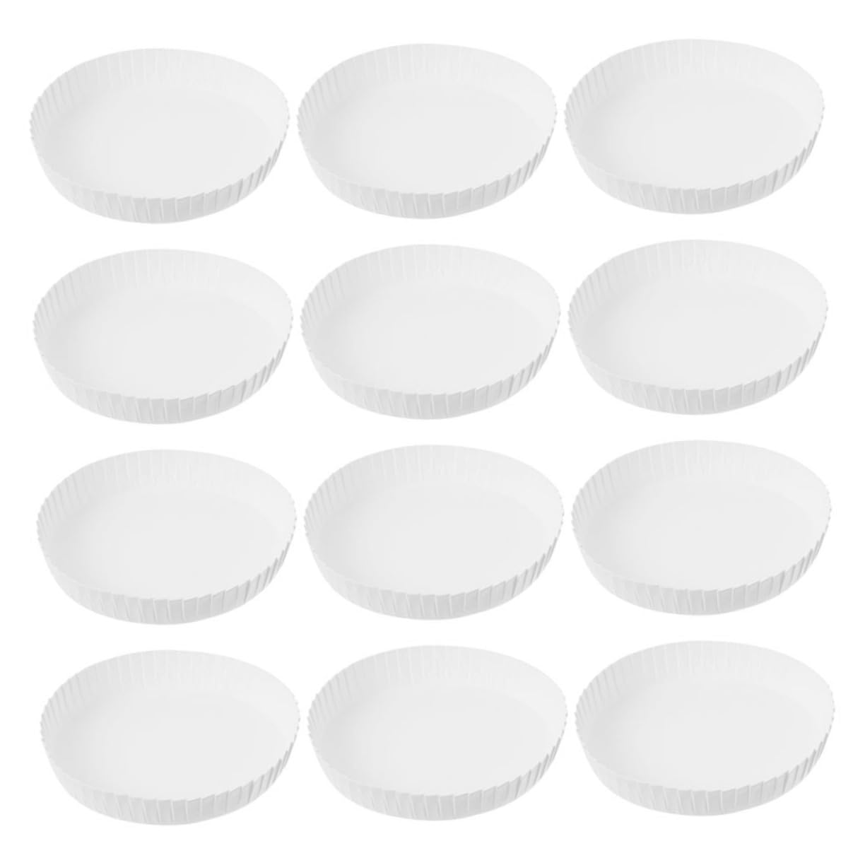FOMIYES 50pcs Disposable Paper Cup Lids Covers for Hot Cold Drinks for Parties Restaurants and Hotels Keeps Drinks