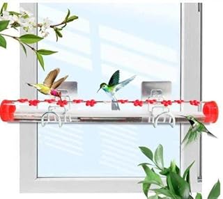 Yolispa Window Feeder for Outside Humming Birds Feeder Plastic with 14 Feeding 1 window feeder humming birds feeders for outside window window bird feeder window feeder feeder window mount hummin
