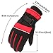 YOLAI Fashion Kids Boys Girls Windproof Skiing Gloves Winter Warm Waterproof Gloves Outdoor Skating Mittens 4~7T (Blue, One Size)