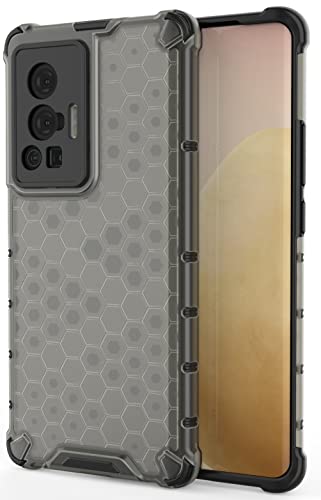 Image of Glasgow Back Case Cover Designed for Vivo X70 pro - Black