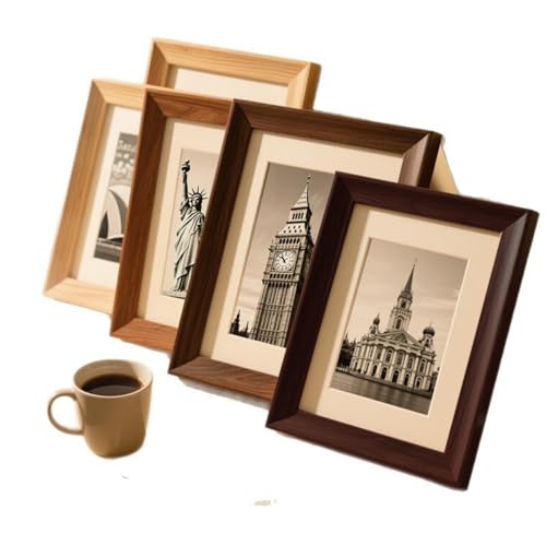 4x6 Inch Thick Border Wooden Photo Frames for Desktop Ornament - image 3