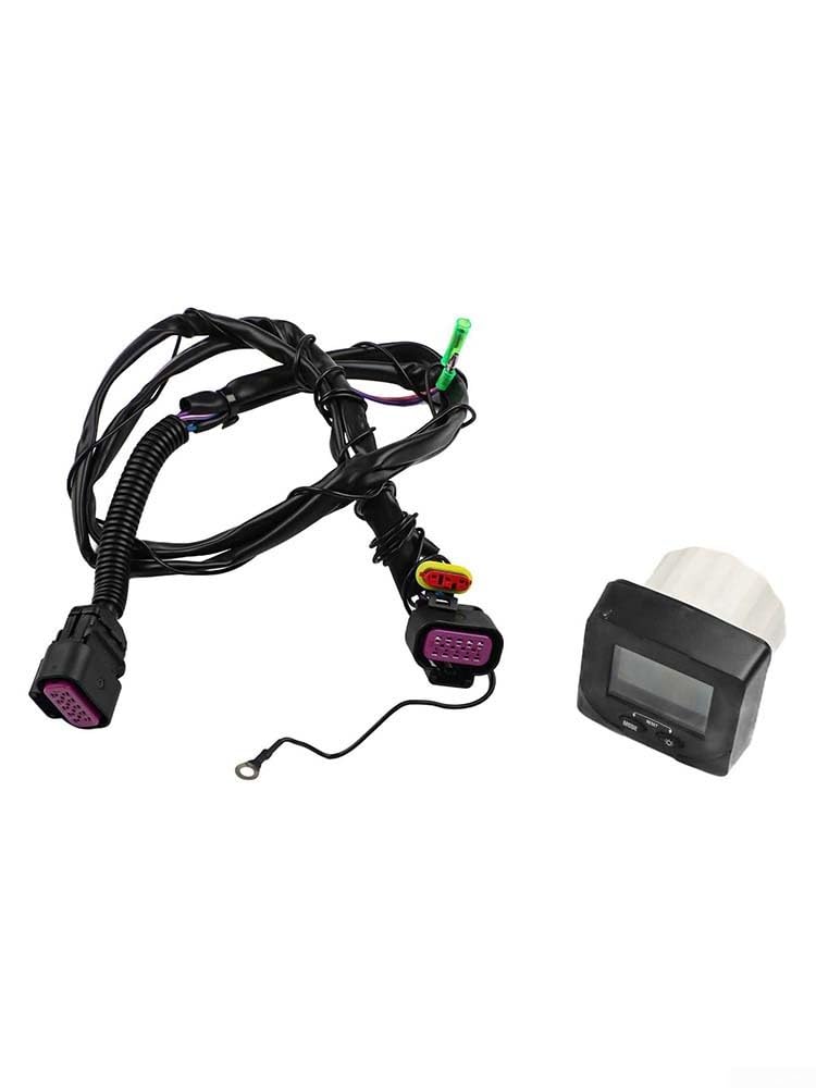 Kit di sistema per Mercury per Mercruiser Smartcraft SC1000 79-879896K21, kit di scartamento di ricambio con materiale ABS, nero