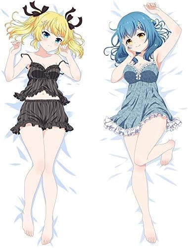 Amazon Cosmore バトルガールハイスクール バトガ 煌上花音 こうがみ かのん 国枝詩穂 くにえだ しほ F F りな 抱き枕 等身大 ピロー 両面プリント漫画 同人 アダルト アニメ 萌えグッズ 変態 御姉 可愛い家装飾 贈り物 2wayトリコット 50cm X 160cm 枕カバーのみ