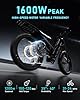 eAhora 2025 Romeo Pro Peak 1600W 34mph Electric Bike for Adults 48V 60AH 200miles Long Range Electric Bike, 26"*4.0 Fat Tire Full Suspension Electric Mountain Bike, All Terrain, APP Control, UL2849 #4