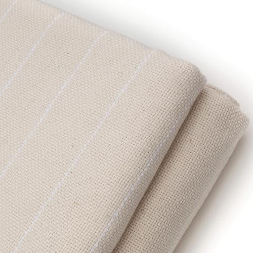 The Oxford Company Monk's Cloth | Punch Needle Fabric- Foundation Cloth Suited for Punch Needle Rug Hooking (1 Yard (72" Width))