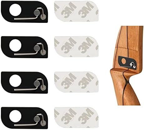 Cosmos 4 Pcs Archery Arrow Rest Archery Magnetic Metal Arrow Rest with Adhesive Tape for Recurve Bow Targeting Training Hunting Accessory Cosmos 4 Pcs Archery Arrow Rest Archery Magnetic Metal Arrow Rest with Adhesive Tape for Recurve Bow Targeting Training Hunting Accessory