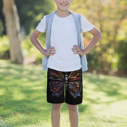 Mystery Butterfly Youth Beach Pants, Soft and Breathable, with Drawstring Waist, Suitable for Sports and Leisure. 6