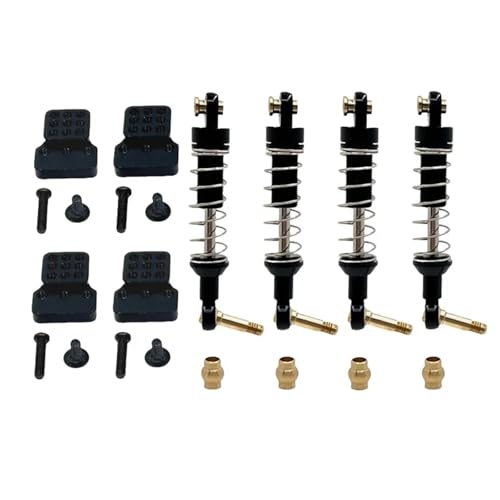 RC��������̕��i For WPL C44 C34 FJ45 1/16 �����T�X�y���V�����u���P�b�g�A�b�v�O���[�h�����[�g�R���g���[���J�[���f���A�N�Z�T���[�g�ݗ��Ă����(Black)