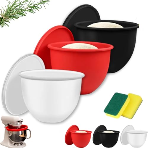 Mixaid Silicone Liners for Kitchenaid Tilt-Head 5 Qt Mixers – Mixer Attachments & Accessories – Replacement Mixer Bowls No Longer Needed