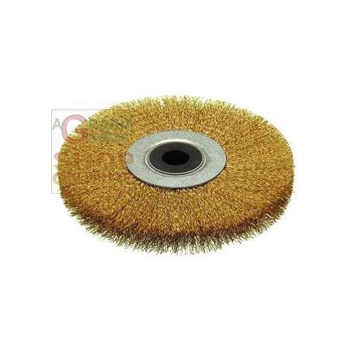 Vigor Spazzole Circolari Fili Ondulati Foro Mm.13-32 Mm. 150X25