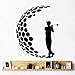 Produktbild Golfer Abnehmbare Wandaufkleber Wandkunst Home Decoration Schlafzimmer Club Golf Freizeit Sport Fenster Tür Vinyl Aufkleber 110X136Cm