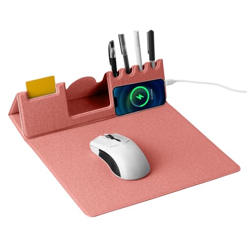 Mouse Pad with Phone Holder & Pen Holders