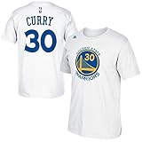 Stephen Curry Youth Golden State Warriors White Name and Number Jersey T-shirt Medium 10-12