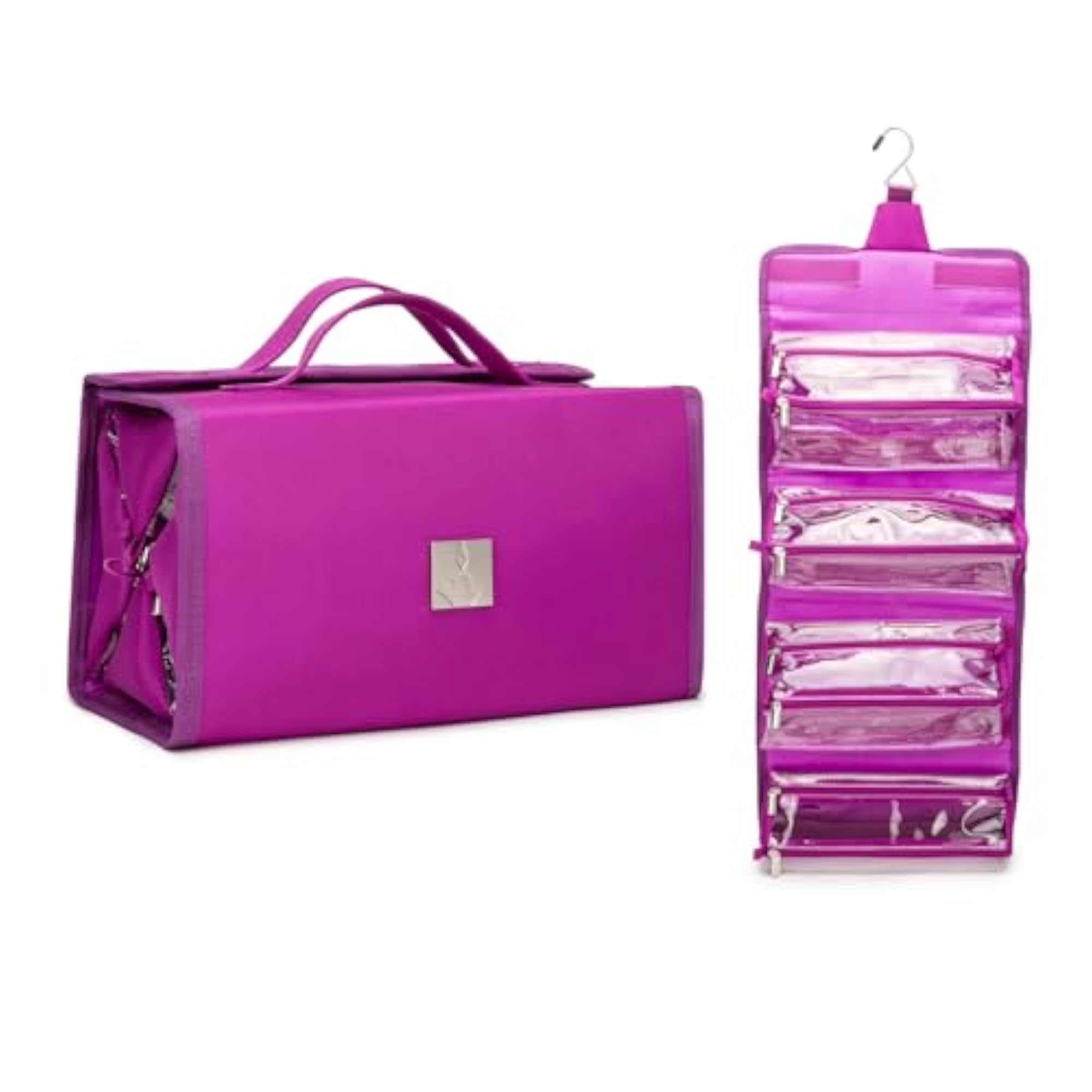 Hanging Roll-Up Make Up Organizer and Travel Bag