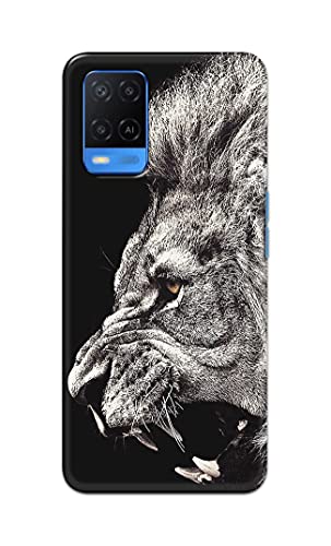 Image of Roaring Lion Hard Back Case Cover for Oppo A54 Back Cover -(J5) VNS2225
