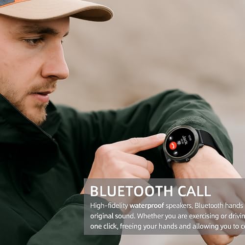 AIEK Smartwatch con GPS Integrado para Hombre y Mujer, Resistente al Agua 50M Contestar/Hacer una Llamada, 170 Modos de Entrenamiento, AMOLED de 1,32", Frecuencia Cardiaca, Sueño, SpO2 (Plata) - imagen 4