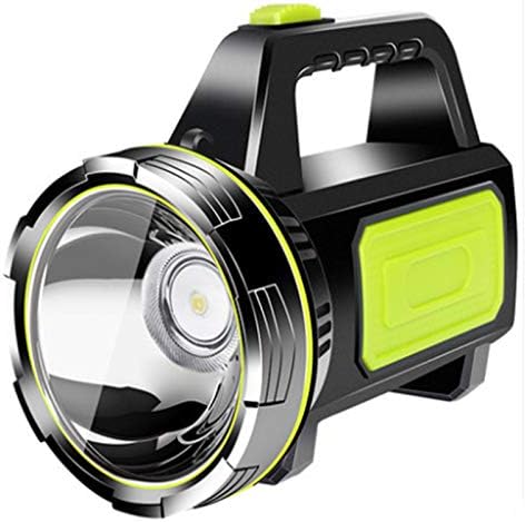 Flashlight LED Searchlight 2 Modes 1500LM Light Handheld Lamp White Light Rechargeable Led Searchlight Lantern Outdoor Emergency Flashlight Camping Work Light