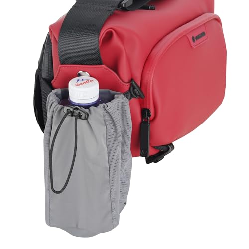 Image of Vanguard VEO Lite S4L Camera & Everyday Shoulder Bag (Red) - Fits Mirrorless Camera + 1-2 Lenses, 8.3 inch Tablet Sleeve, Removable Dividers, Easy-Clean Water-Resistant Design