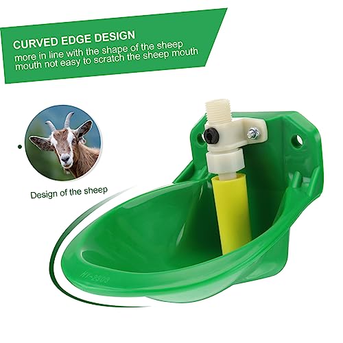 BUGUUYO 1 Peça Tigela Bebedouro Para Ovelhas Cabra Alimentador De Água Para Animais De Estimação Beb