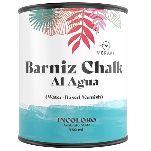 BARNIZ CHALK PAINT MERAKI, al agua mate (750ML)