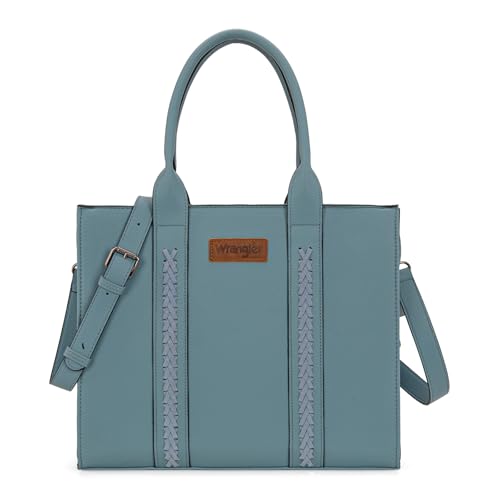 Image of Montana West x Wrangler Tote Bags Purses for Women Work Top-Handle Handbags with Strap