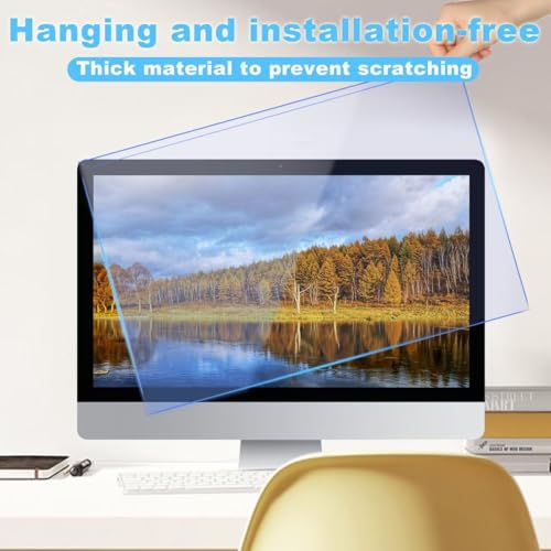 Anti Blue Light Screen Filter, Universal Blue Light Blocking Screen Protector Panel for 23, 23.6, 23.8, 24 inches Diagonal Desktop Computer LED PC Monitor- Widescreen Monitor Frame Hanging Type by FRONCS - Image 7