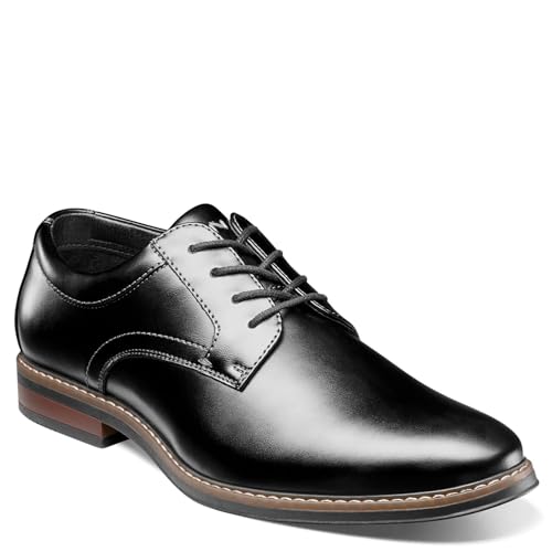 [Nunn Bush] IbNXtH[h Carmelo Oxford Classic Modern Formal Plain Toe Lace Up Dress Casual Shoes Y ubN 29.5 cm