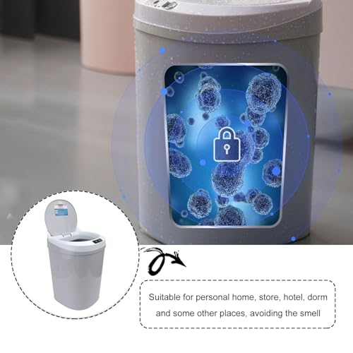 Papelera automática con sensor Beaupretty 17l recargable miniatura 3