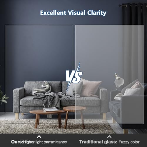 Tatub CLEAR ACRYLIC SHEETS 2 Pack 1/8 Inch Thick 24 Inchx36 Inch Clear Plexiglass Sheet, 3Mm Large Acrylic Sheets thumb #6